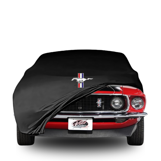 Custom-fit indoor car cover for 1969 Ford Mustang Mach 1

